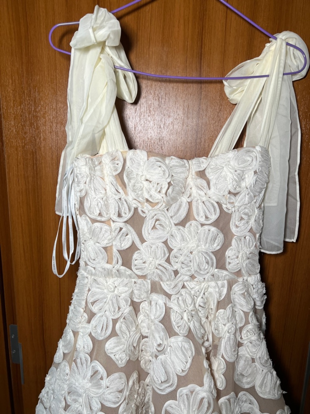 Bronx & Banco Sabrina White Midi Dress XS - Picture 12 of 17